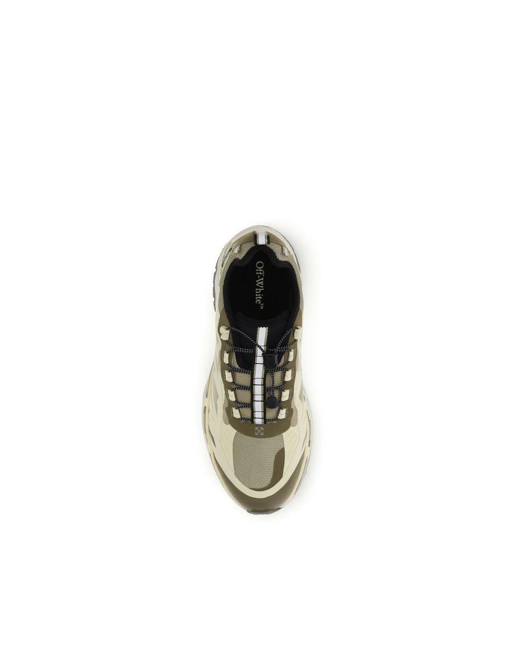 Off-White c/o Virgil Abloh Natural Bicolor Polyester Athletic Sneakers - Eu39/us6 for men
