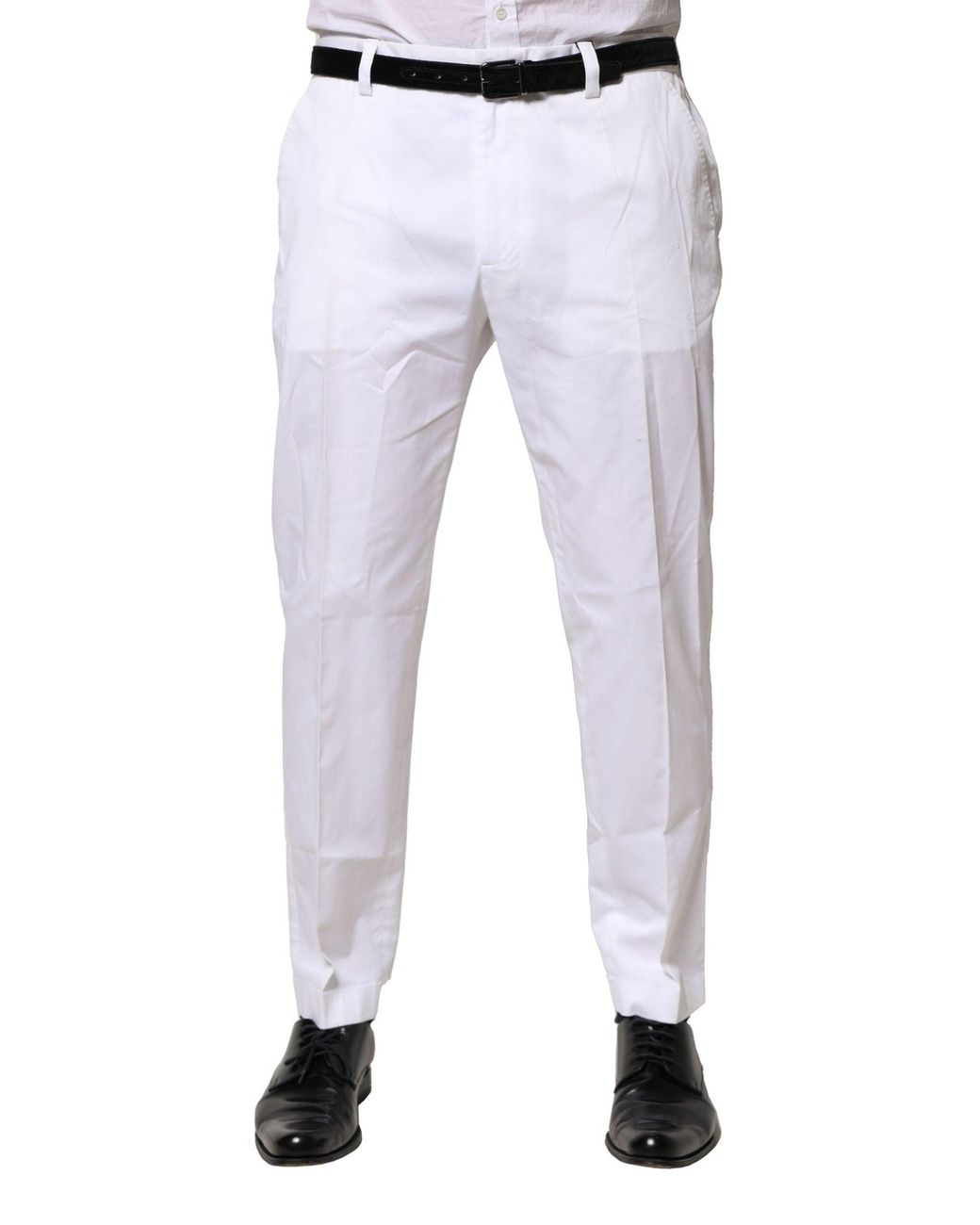 Dolce & Gabbana Blue Slim Fit Dress Pants for men