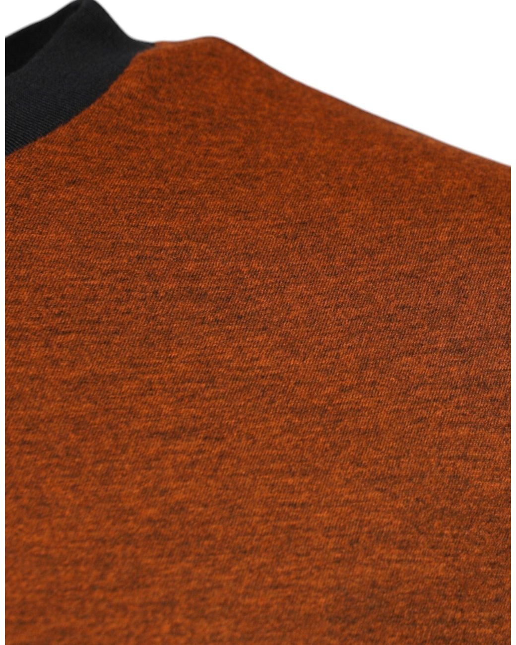 Dolce & Gabbana Brown Short Sleeve Crew Neck Tshirt for men