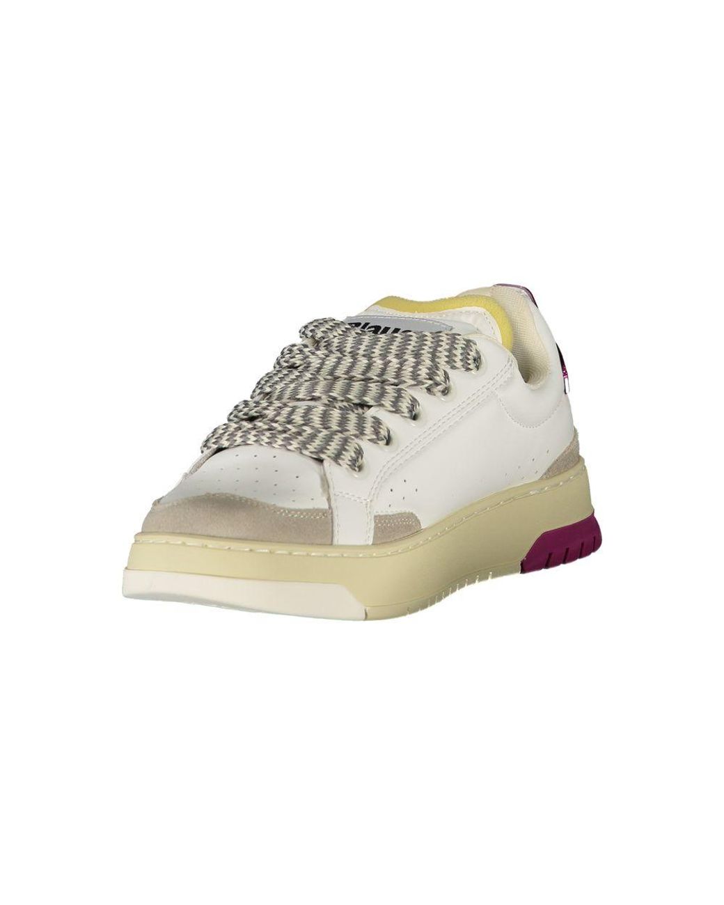 Blauer White Leather Sneaker
