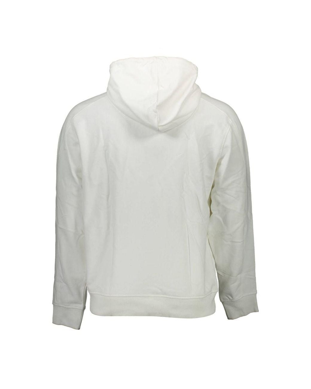 Calvin Klein Gray White Cotton Men Sweater for men