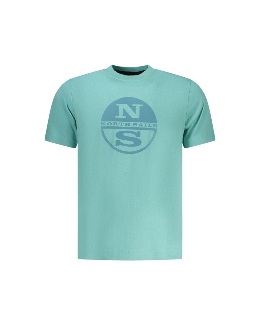 North Sails Blue Azzurro Cotton Men T for men