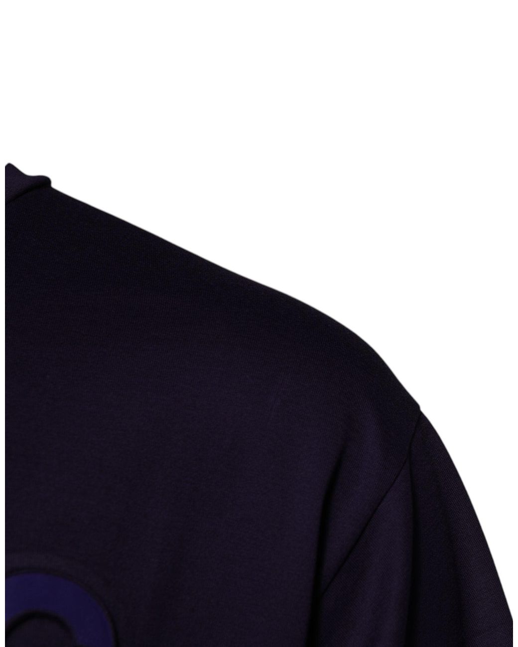 Dolce & Gabbana Blue Embossed Logo Short Sleeve Tee for men