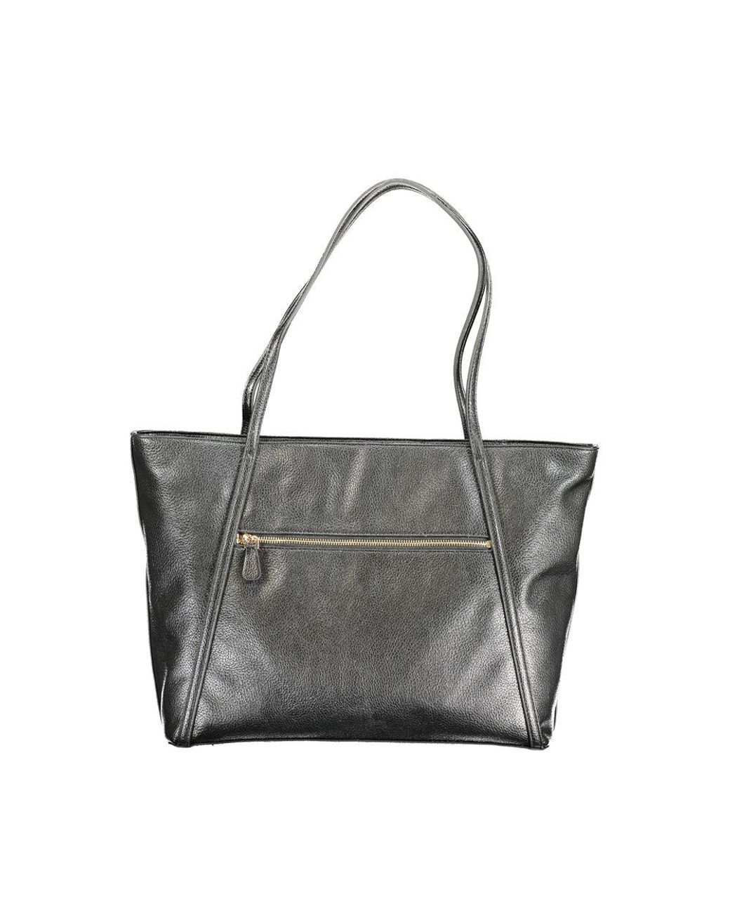 Guess Black Polyurethane Handbag