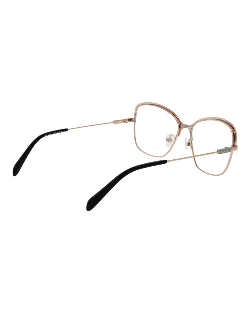 Emilio Pucci Metallic Glasses