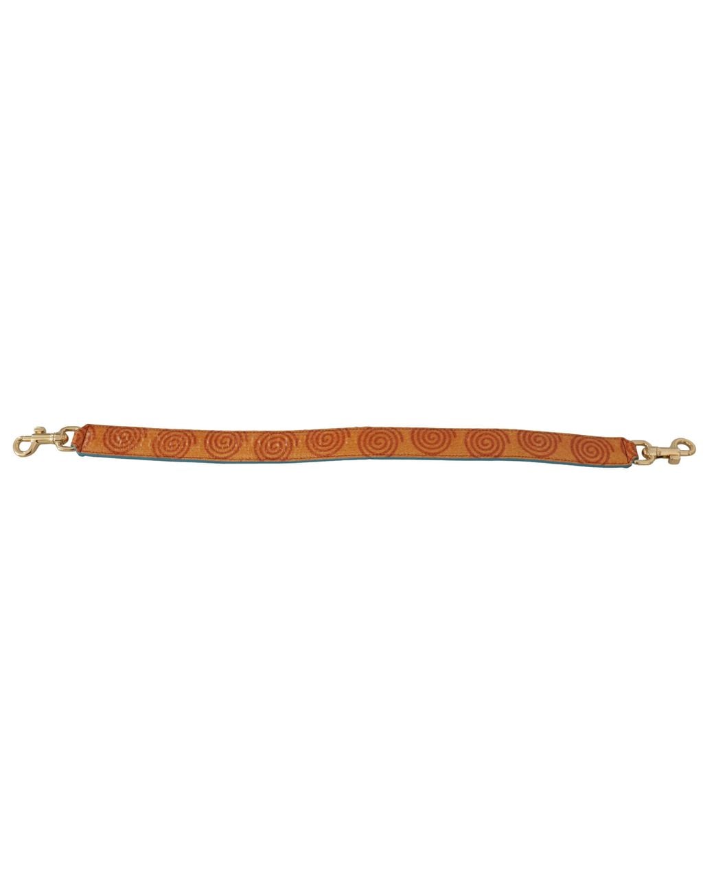 Dolce & Gabbana Brown Chic Leather Shoulder Strap Accessory