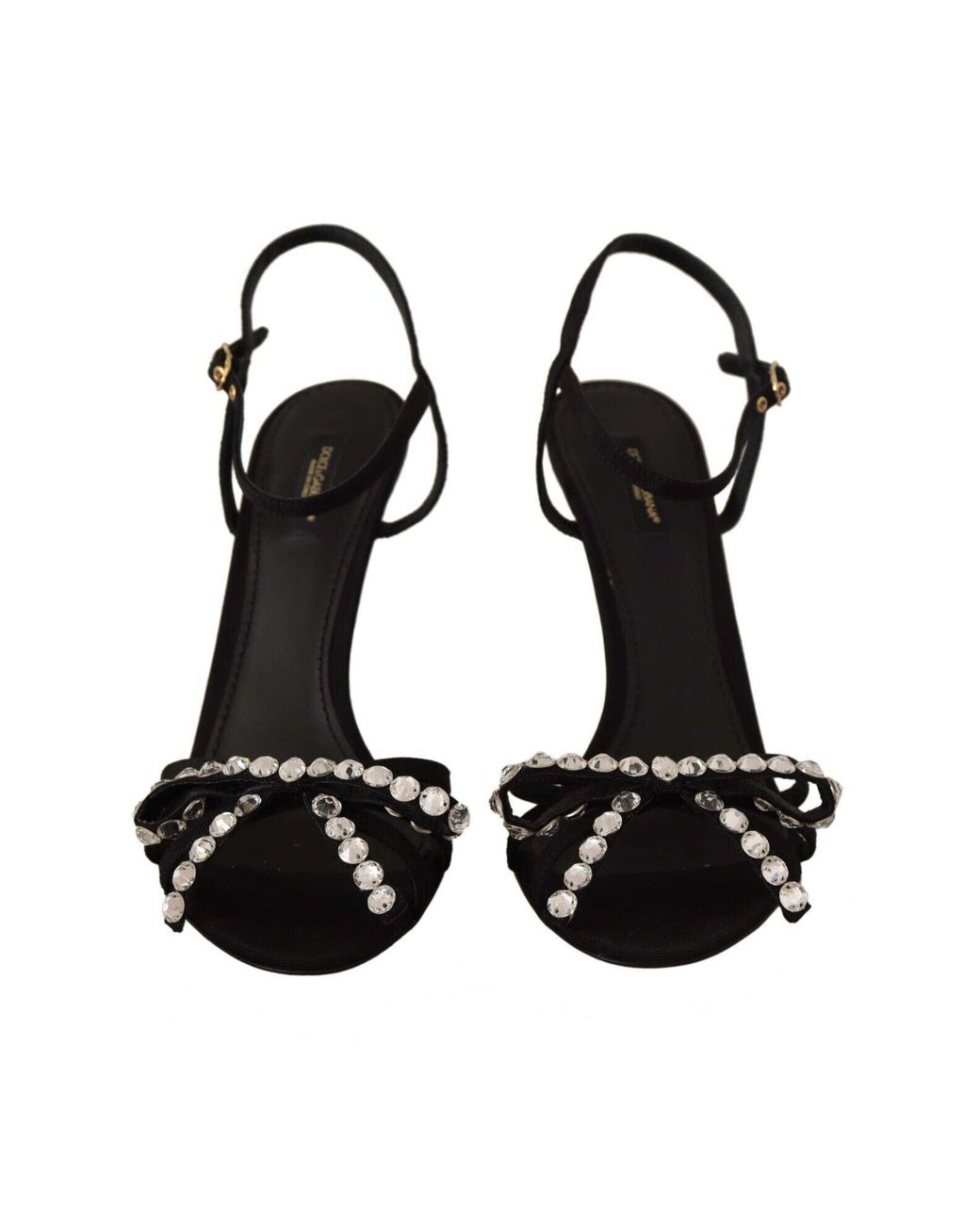 Dolce & Gabbana Black High Heel Sandals