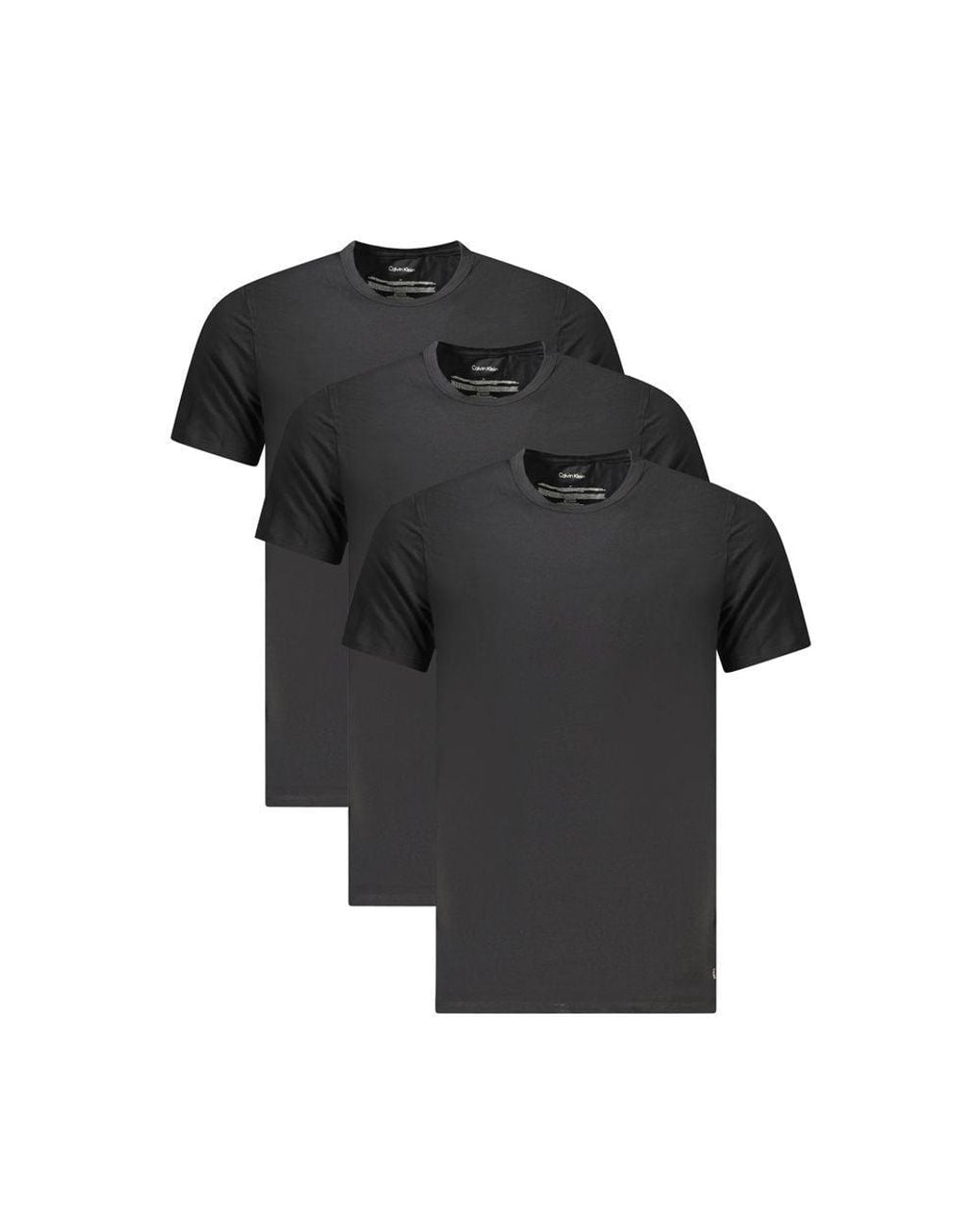 Calvin Klein Black Cotton T-Shirt for men
