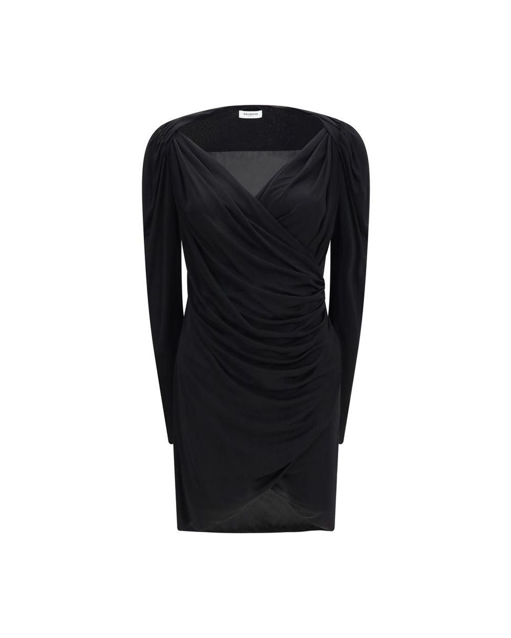 Balmain Black Viscose Casual Dress