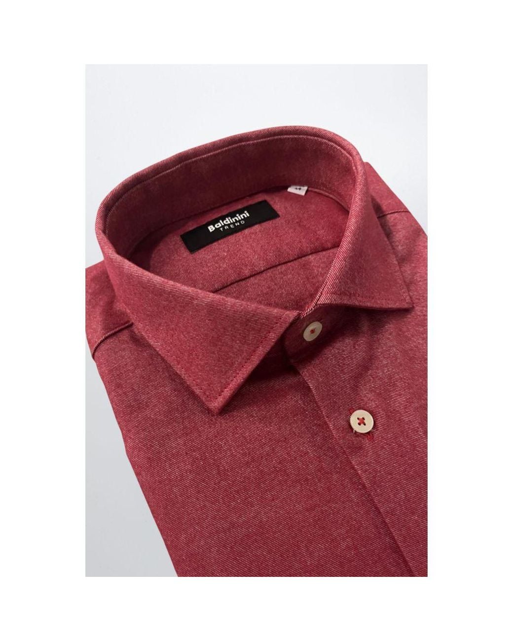Baldinini Red Cotton Men's Shirt for men