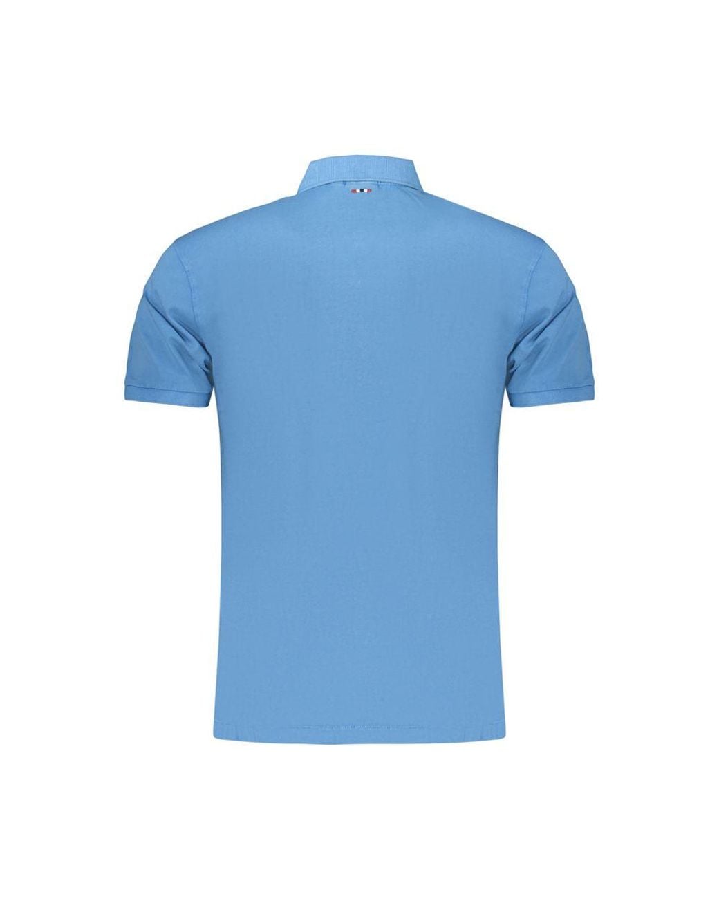 Napapijri Blue Azzurro Cotton Men Polo for men