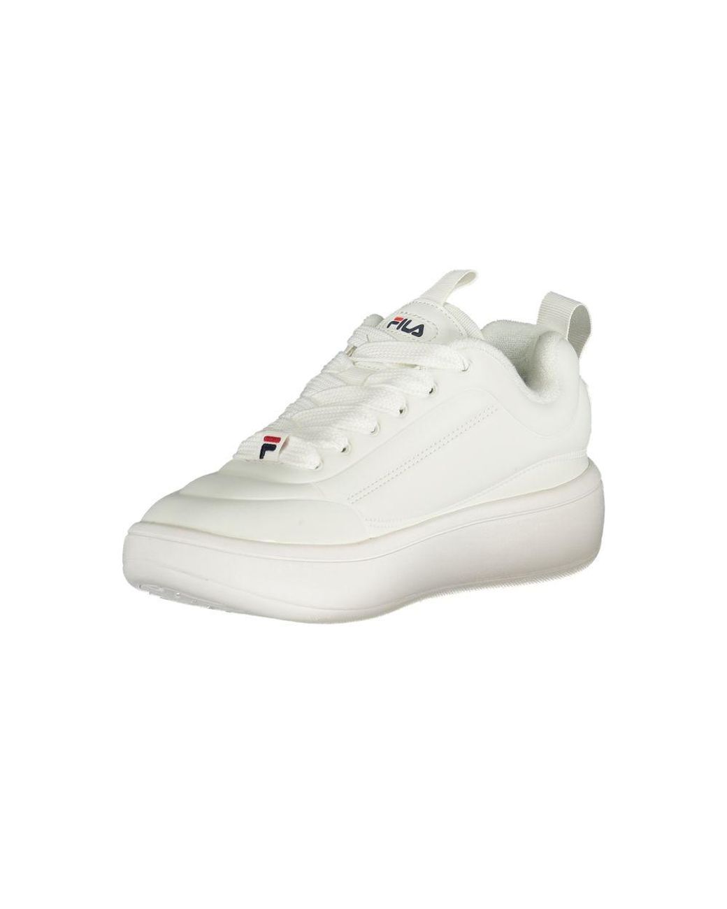 Fila White Polyester Sneaker