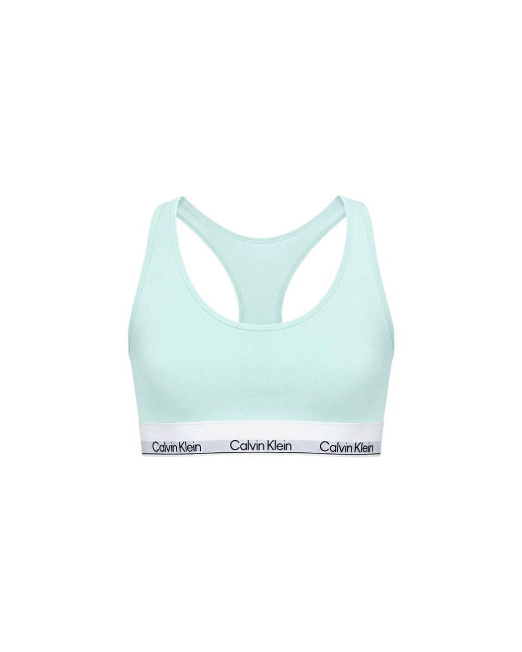 Calvin Klein Blue Green Cotton Bra