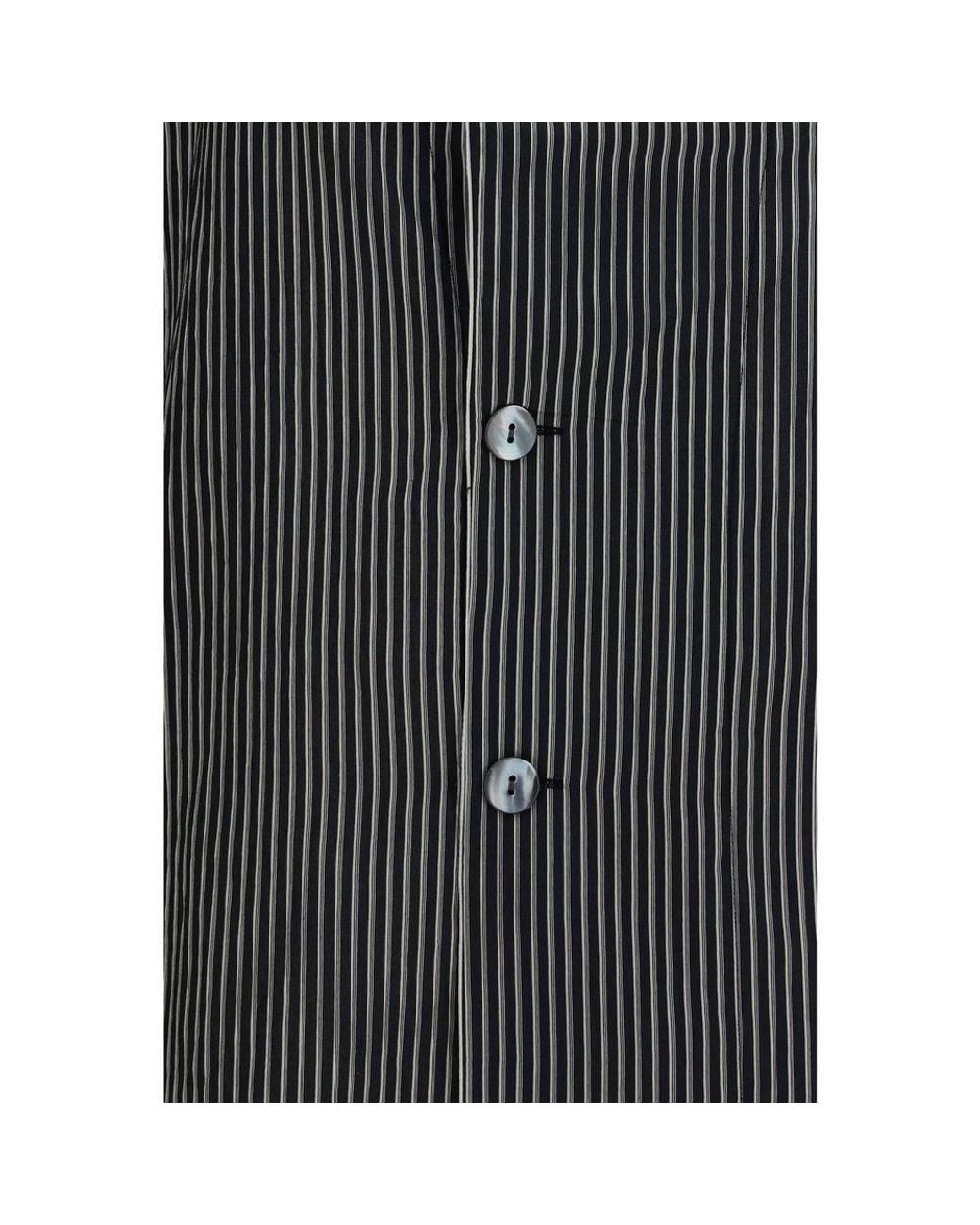 R13 Gray Black Viscose Pattern Shirt