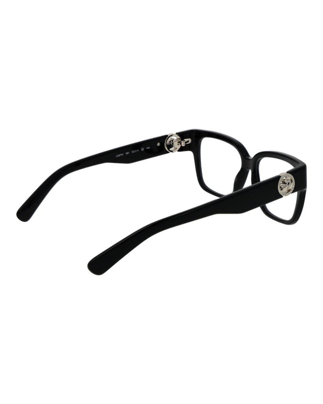 Longchamp Black Glasses Frame