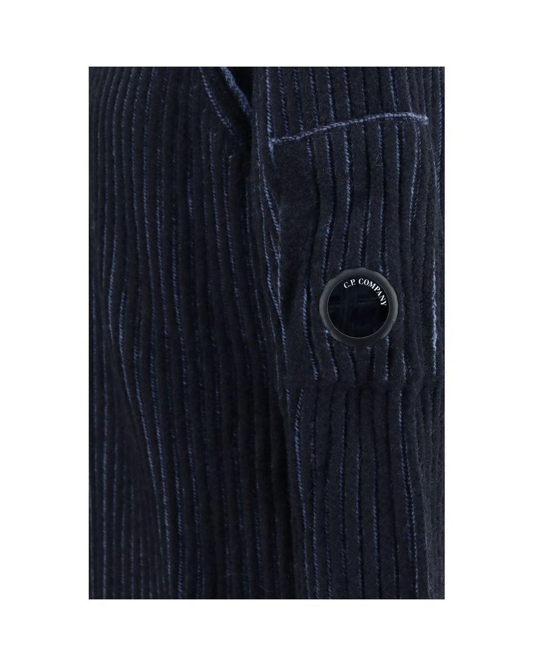 C P Company Blue Polyamide Cardigan for men