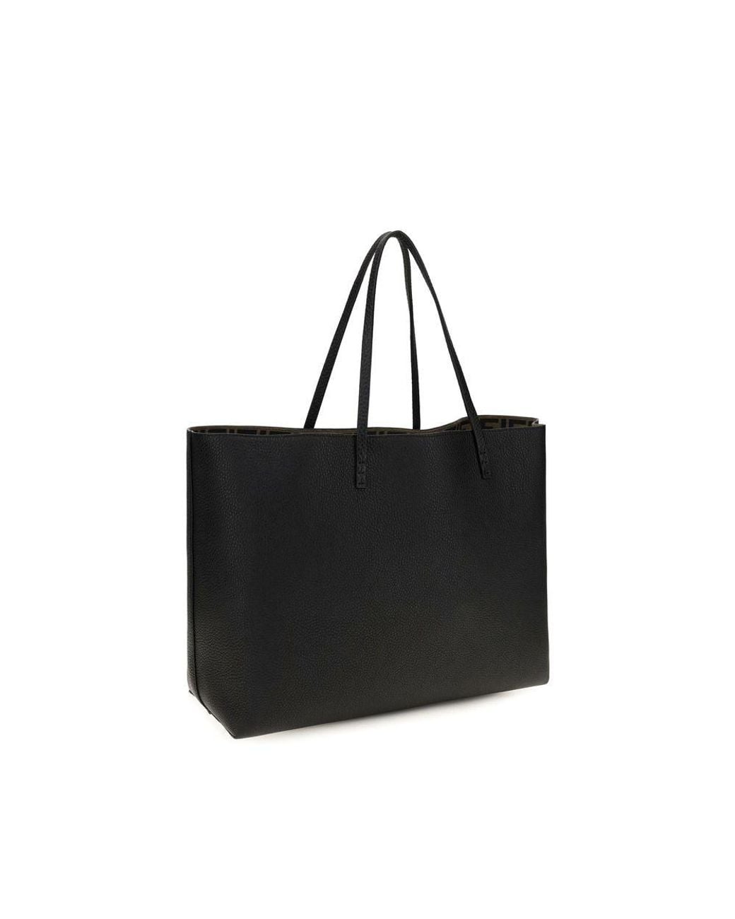 Fendi Black Fendi Calfskin Leather Shoulder Bag