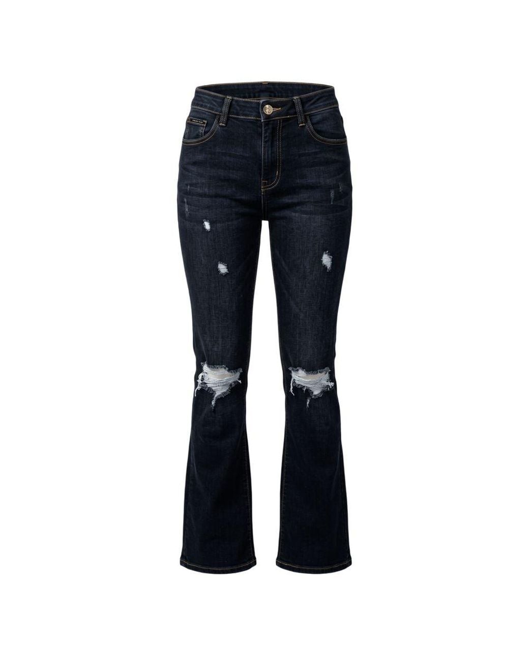 Philipp Plein Blue Cotton Jeans