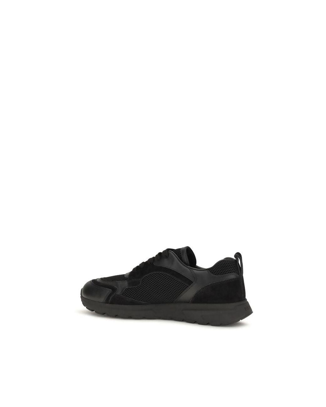 Prada Black Fabric Athletic Sneakers for men