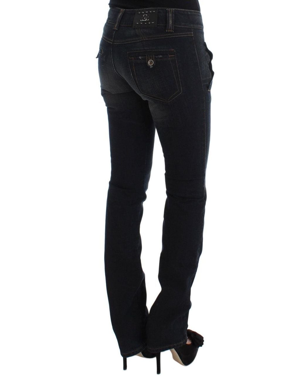 Ermanno Scervino Black Chic Slim Fit Italian Cotton Jean
