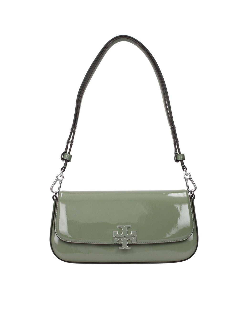 Tory Burch Green Leather Shoulder Bag