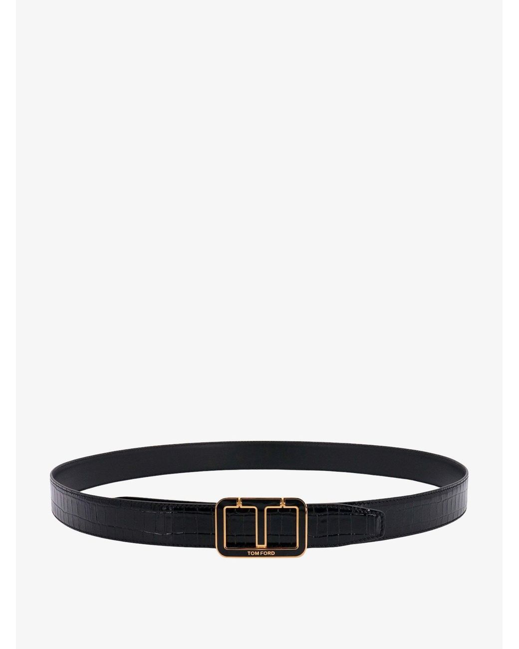 Tom Ford Leather Belts in White for Men | Lyst