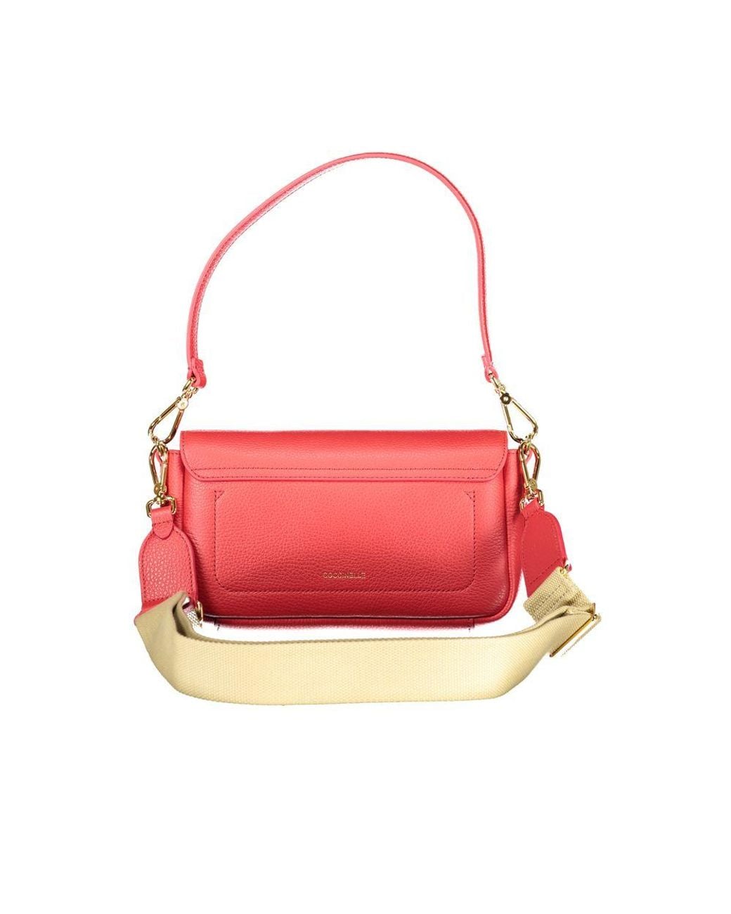 Coccinelle Red Leather Handbag