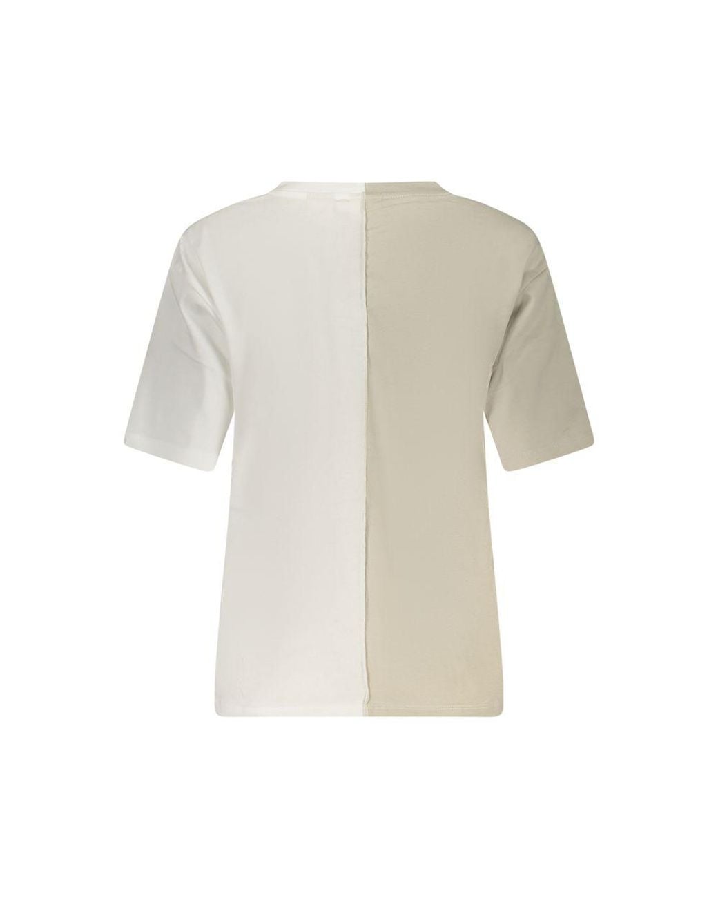 Desigual Natural White Cotton 's T