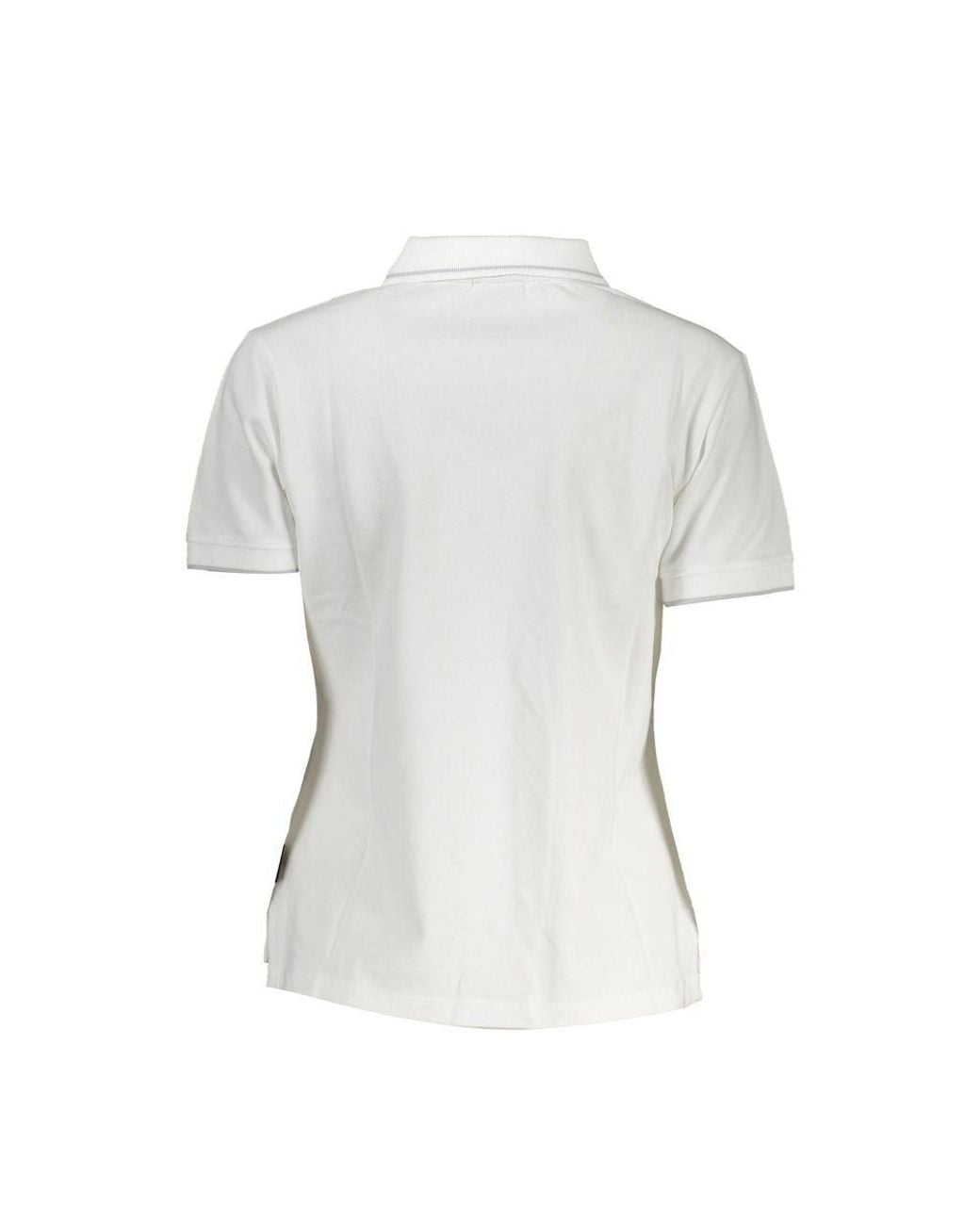 Napapijri White Cotton Polo Shirt