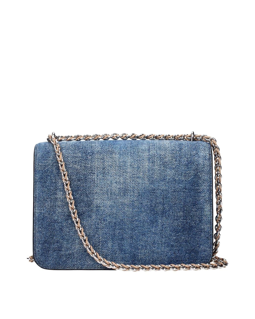 Tory Burch Blue Leather Shoulder Bag