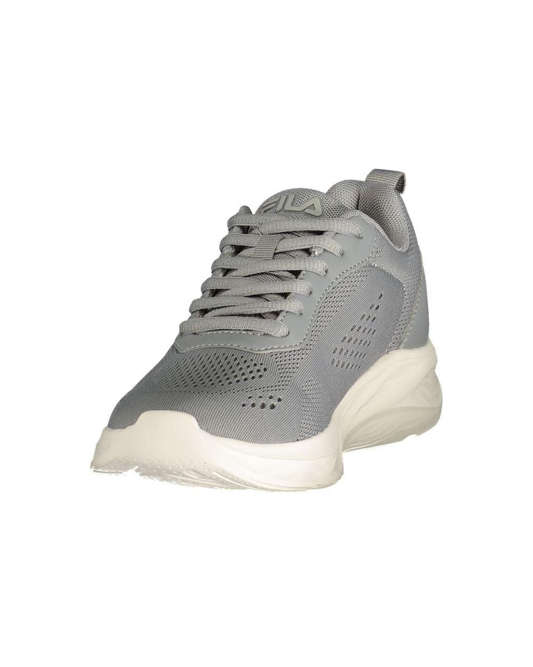 Fila Gray Polyester 's Sneaker