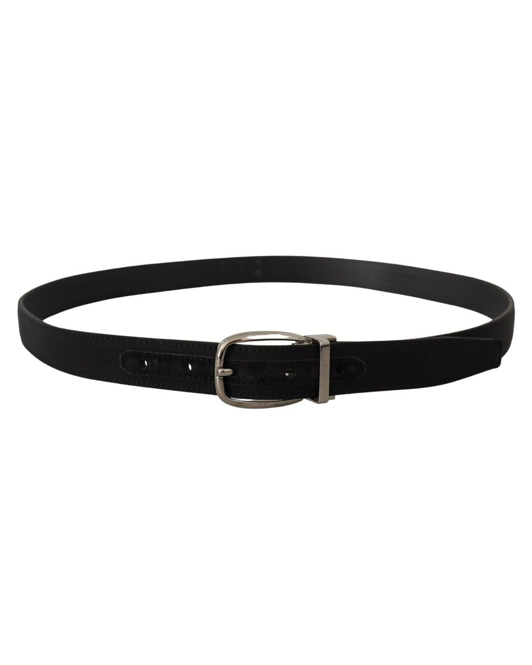 Dolce & Gabbana Black Leather Belt Classic Style for men
