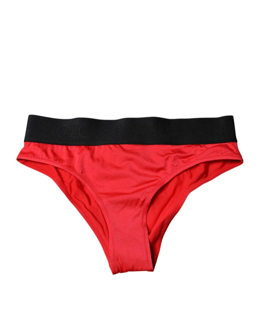 Dolce & Gabbana Red Briefs Underwear Soft Stretch