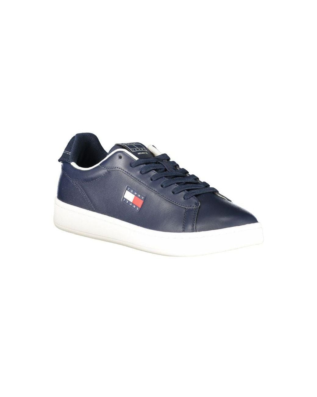 Tommy Hilfiger Blue Polyurethane Sneaker for men