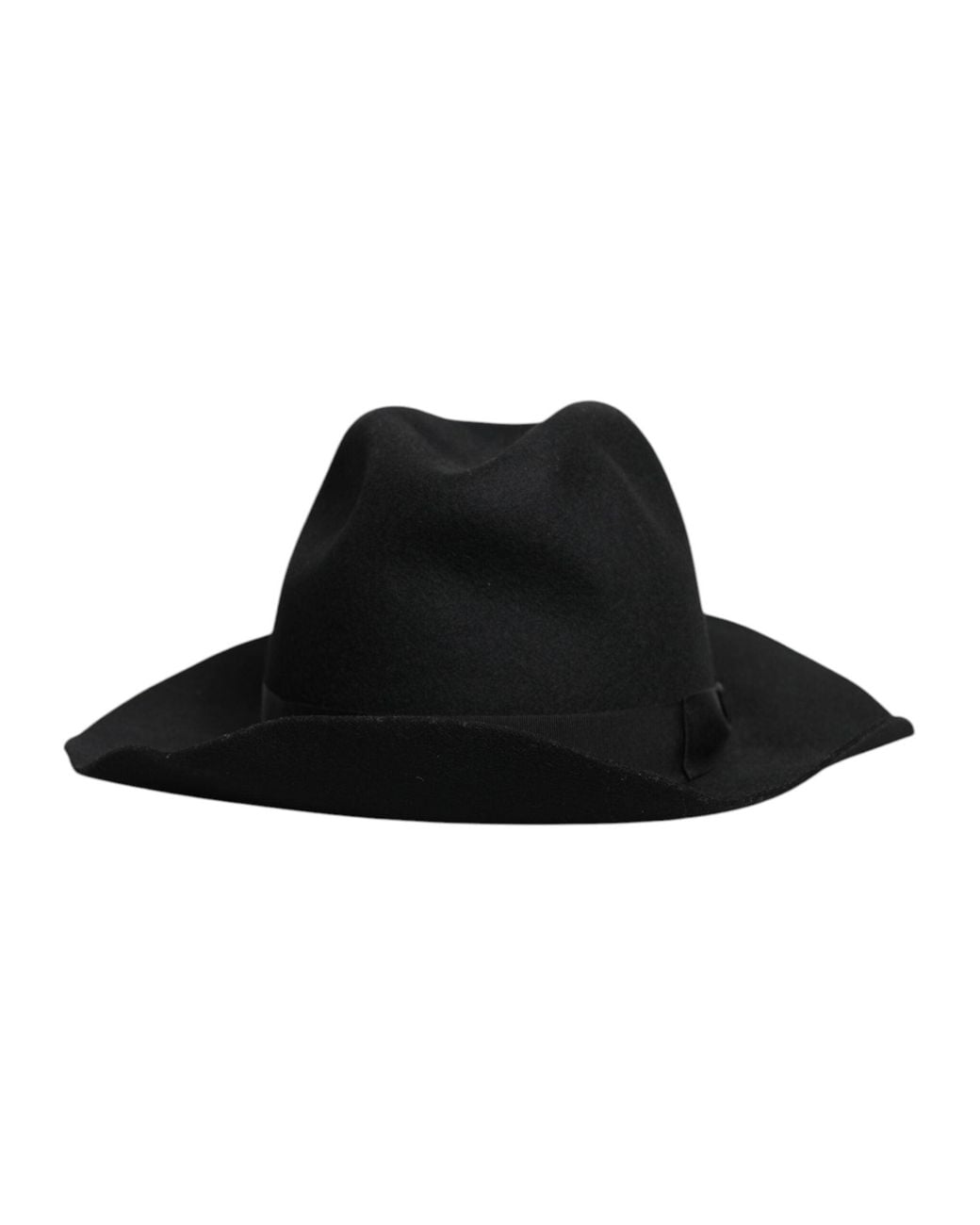 Dolce & Gabbana Black Rabbit Fedora Trilby Hat