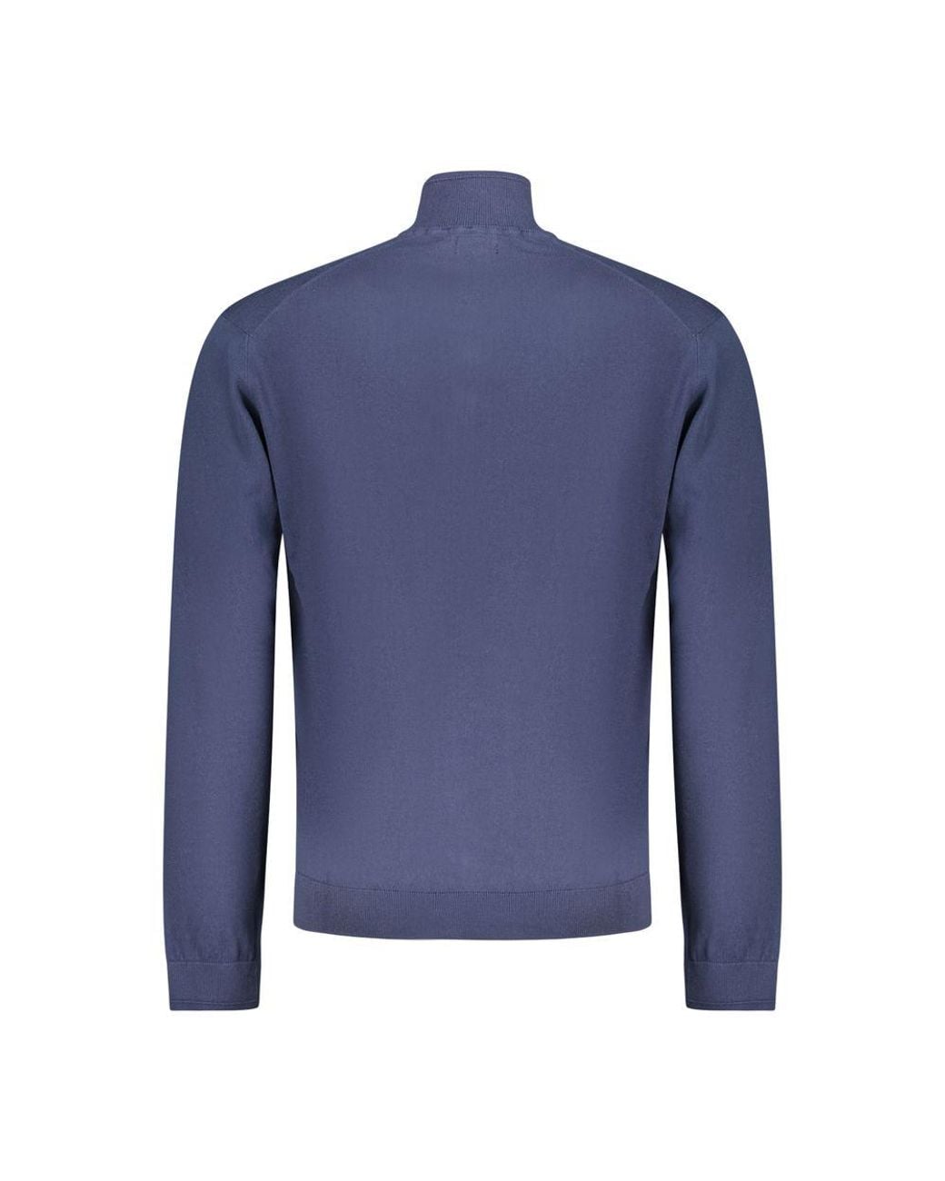 Napapijri Blue Cotton Men Cardigan for men