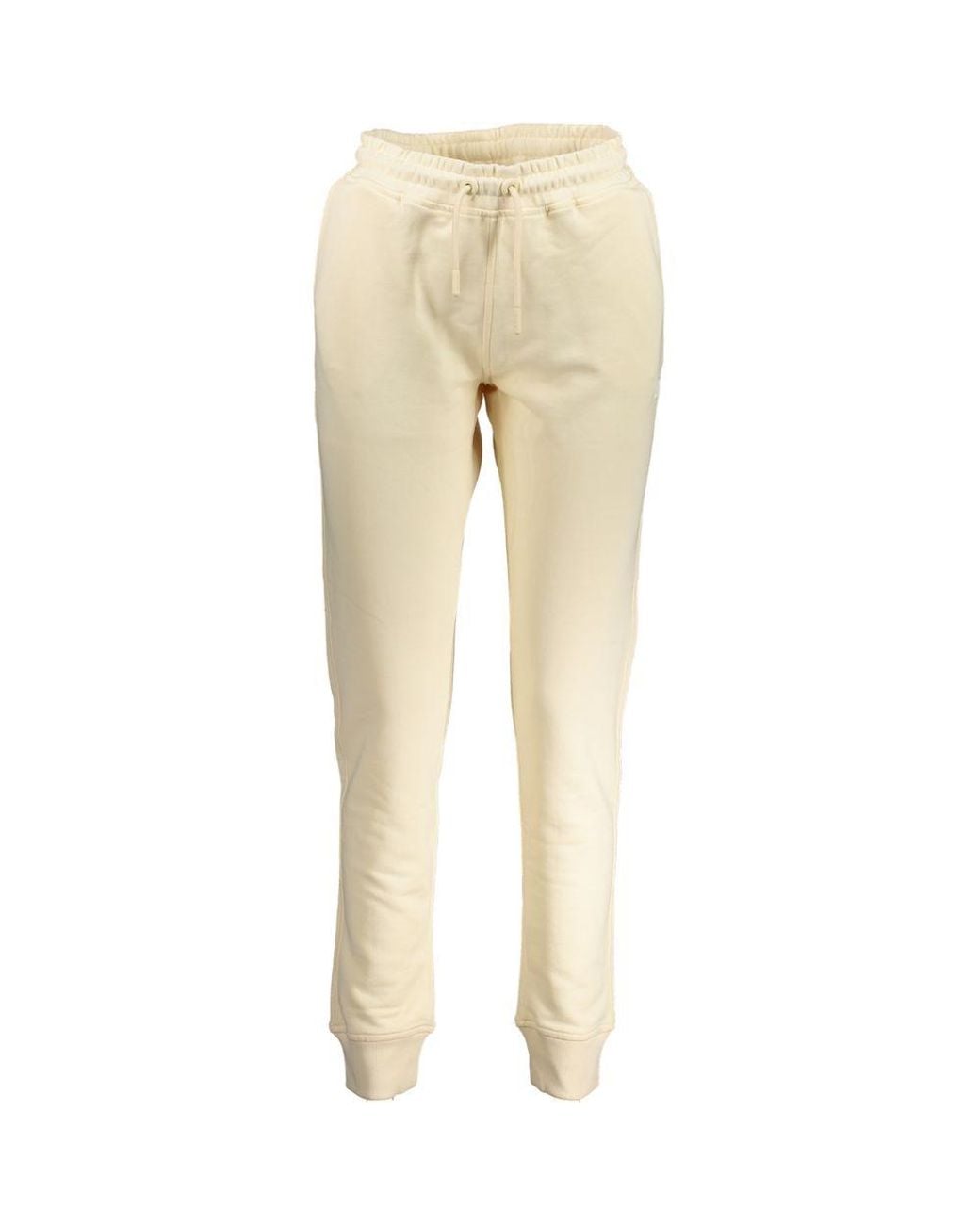 K-Way Natural Beige Cotton Pant - M