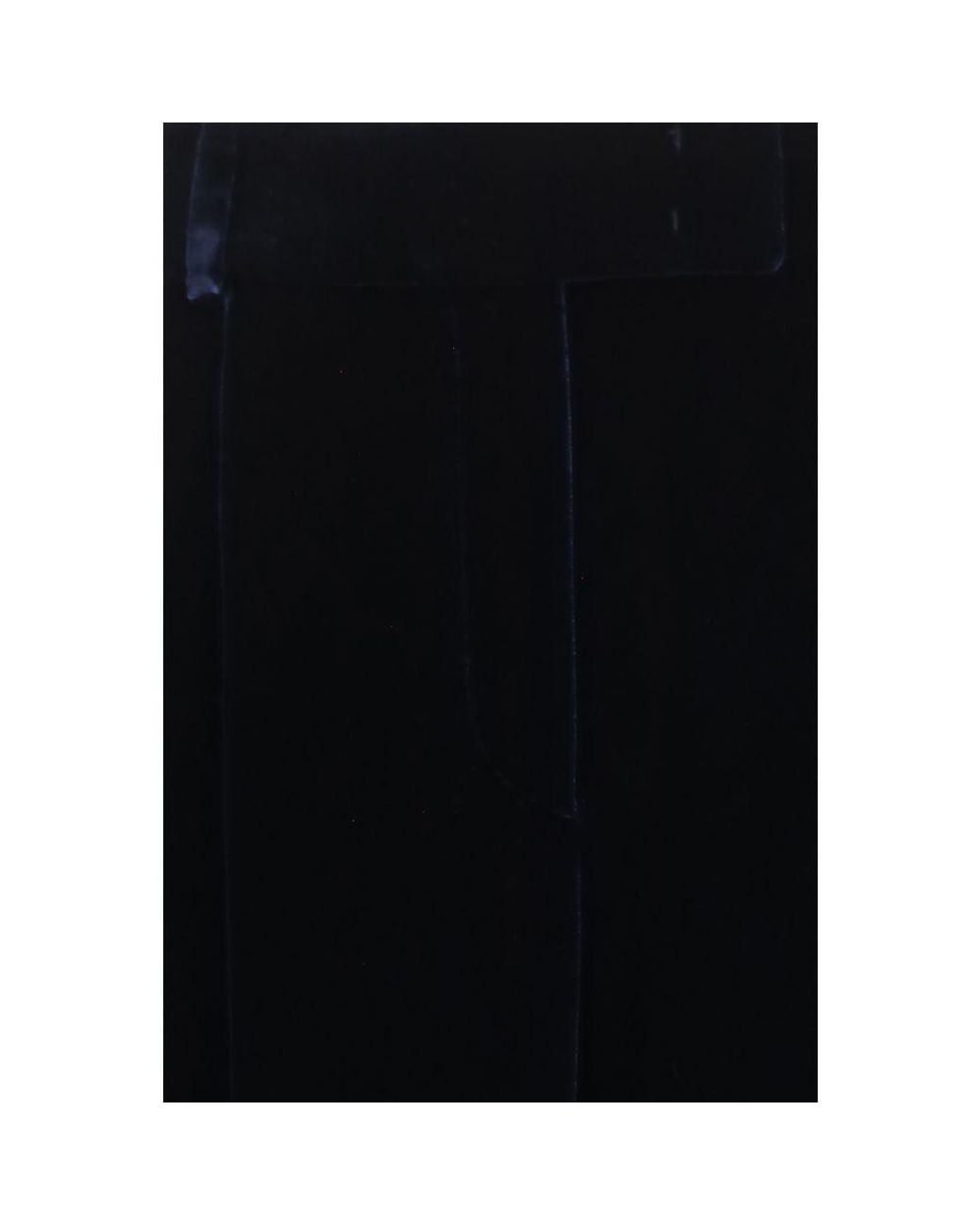 Giorgio Armani Black Blue Viscose Casual Pants