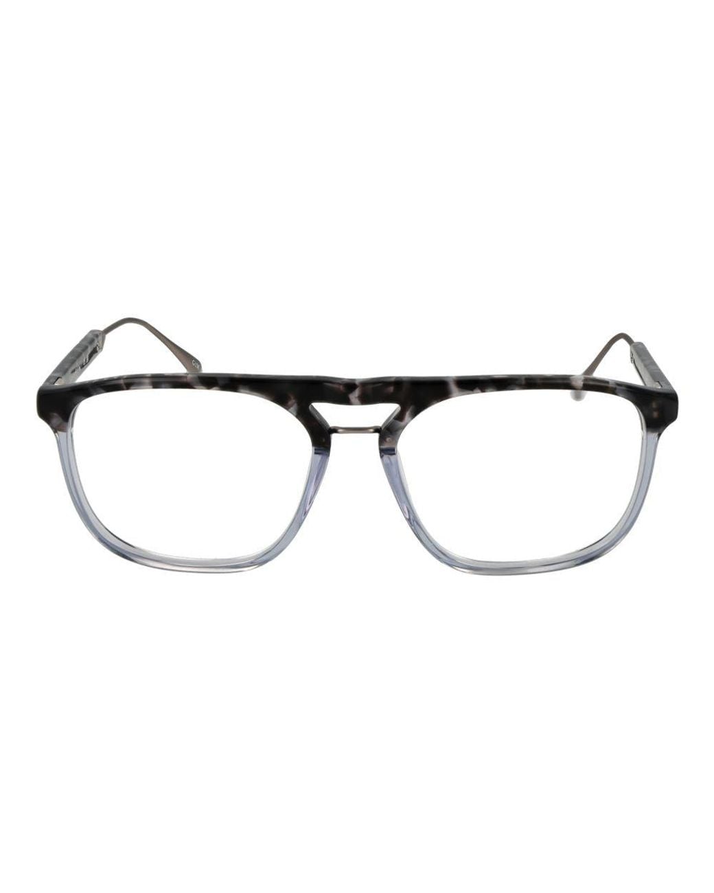 Sandro Brown Gray Acetate & Metal Glasses (frames) for men