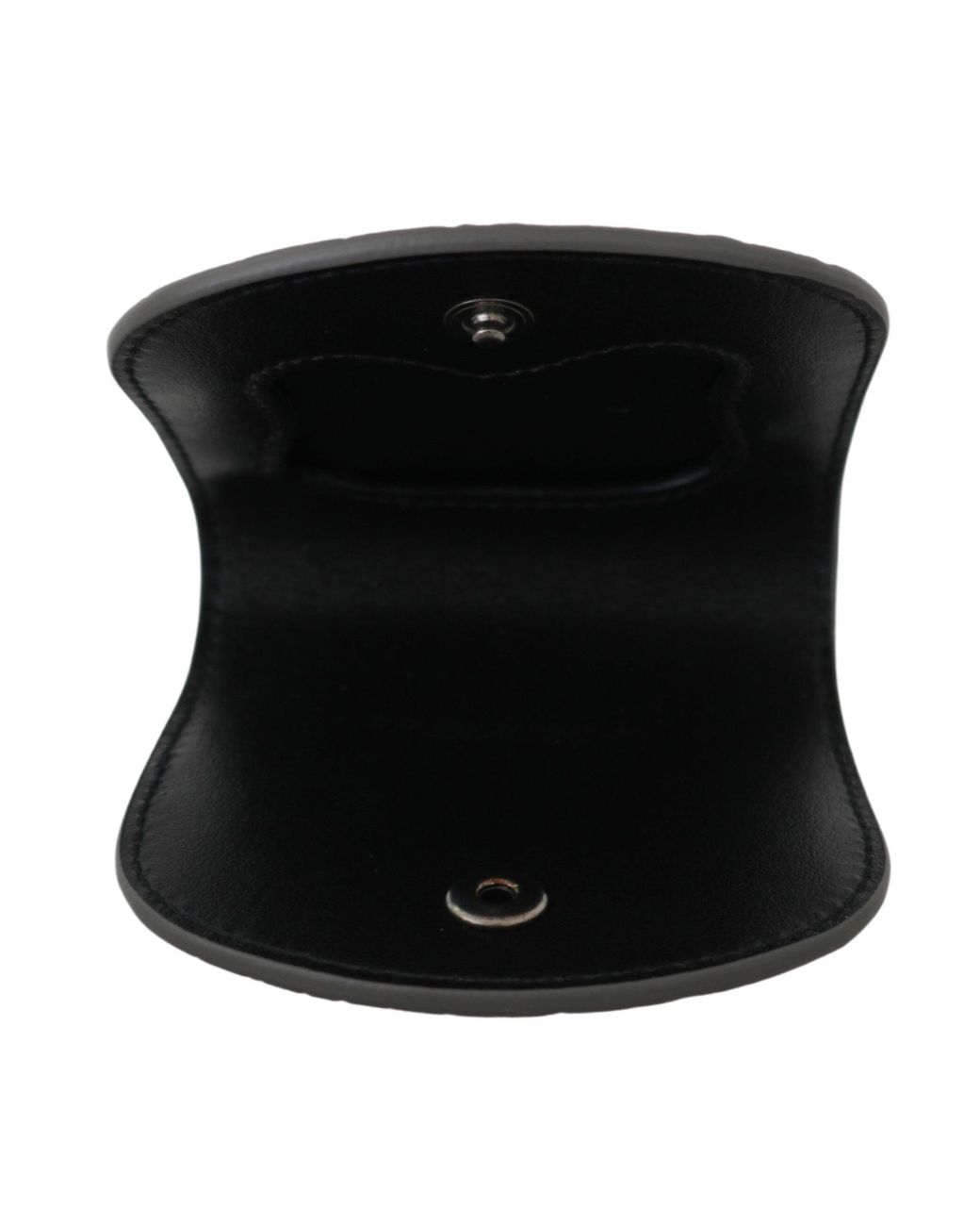Dolce & Gabbana Gray Exotic Skin Condom Case Holder Pocket Wallet for men
