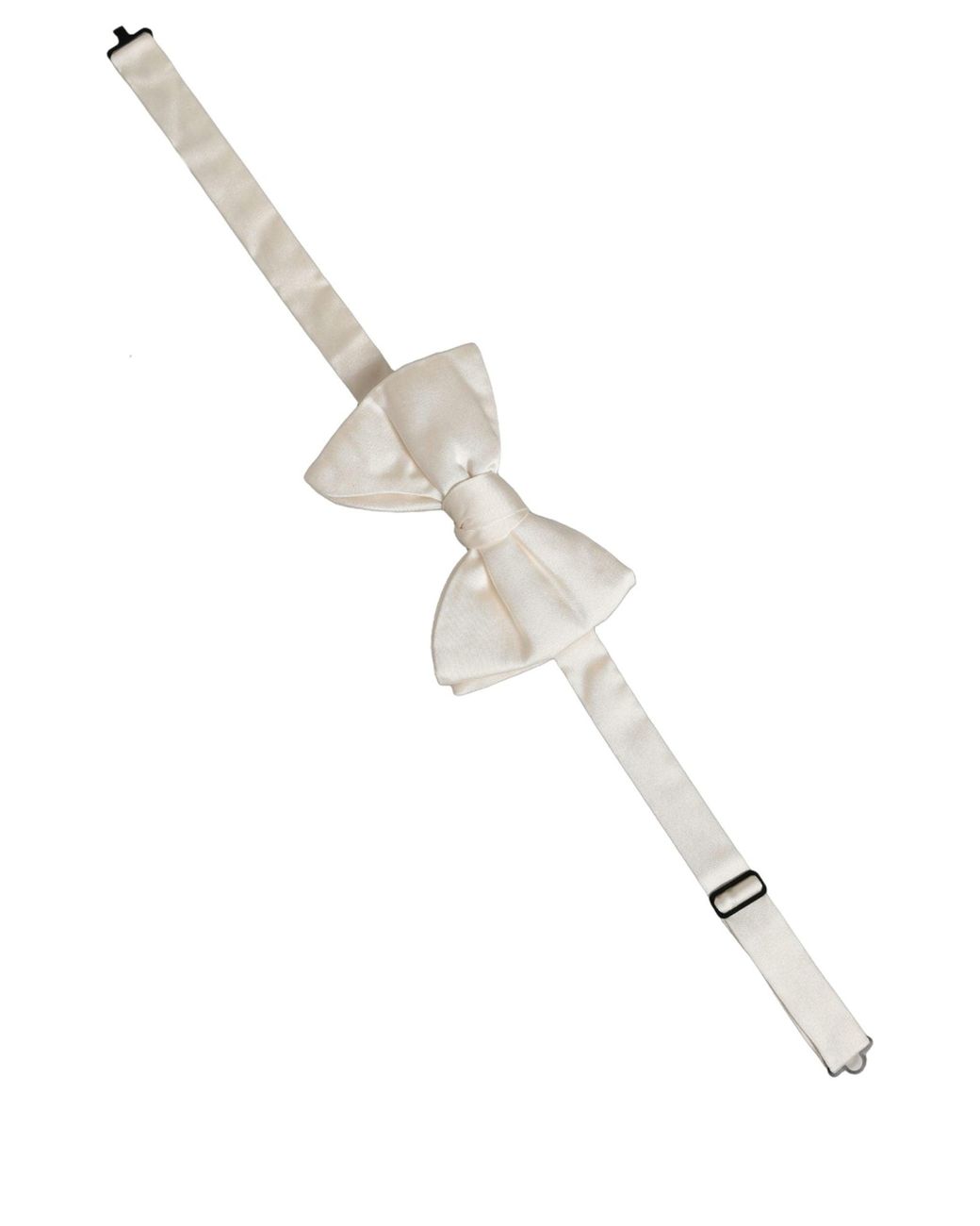 Dolce & Gabbana Natural Silk Adjustable Neck Papillon Bow Tie for men