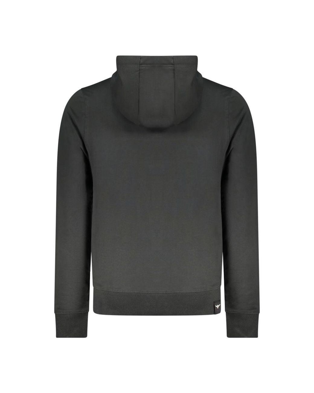 Accademia Militare Gray Blue Cotton Men's Hoodie for men