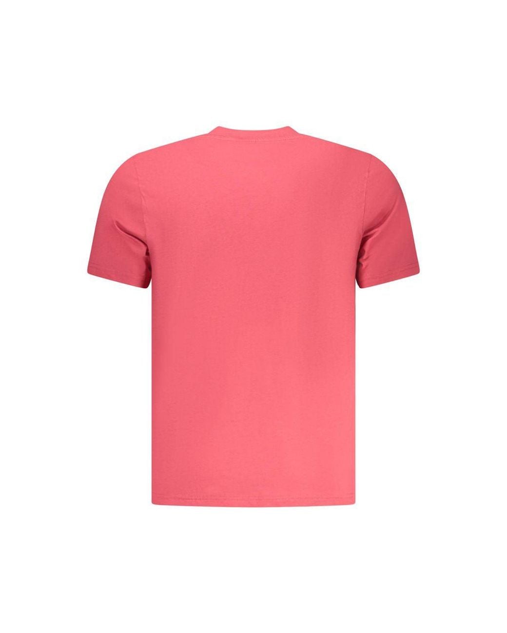 North Sails Pink Red Cotton Men T for men