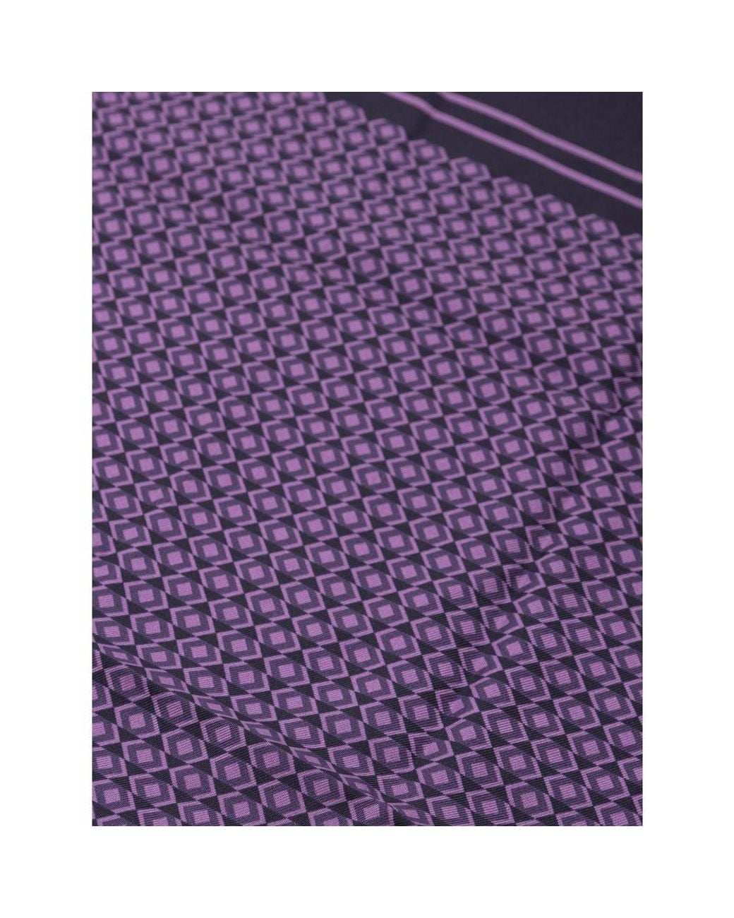 Dolce & Gabbana Purple Silk Handkerchief for men