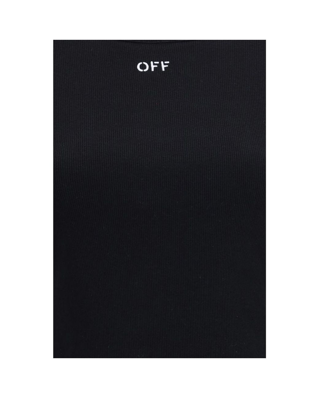 Off-White c/o Virgil Abloh Black Cotton T-shirt - It38 | S