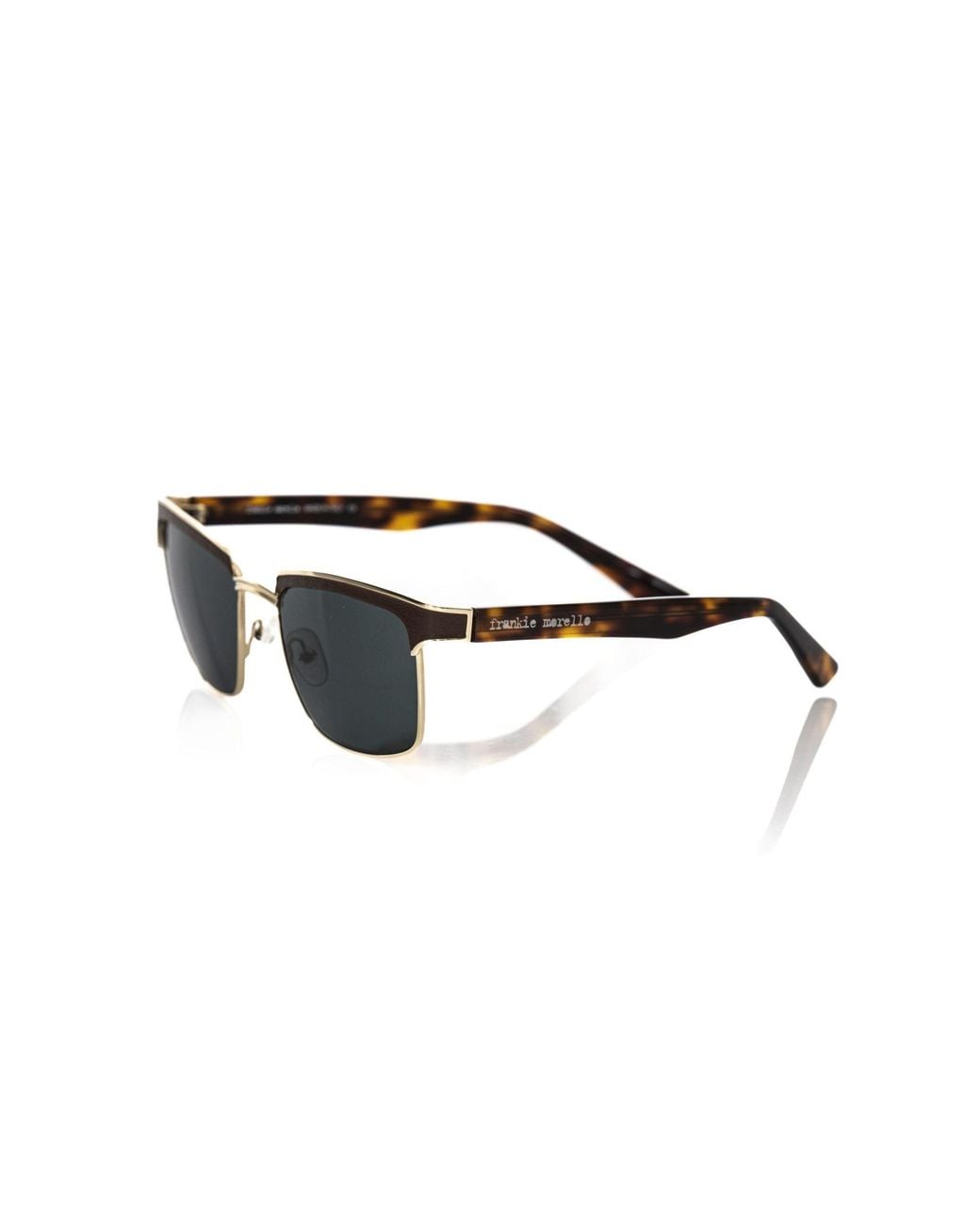 Frankie Morello Black Elegant Clubmaster Shaded Lens Sunglasses for men