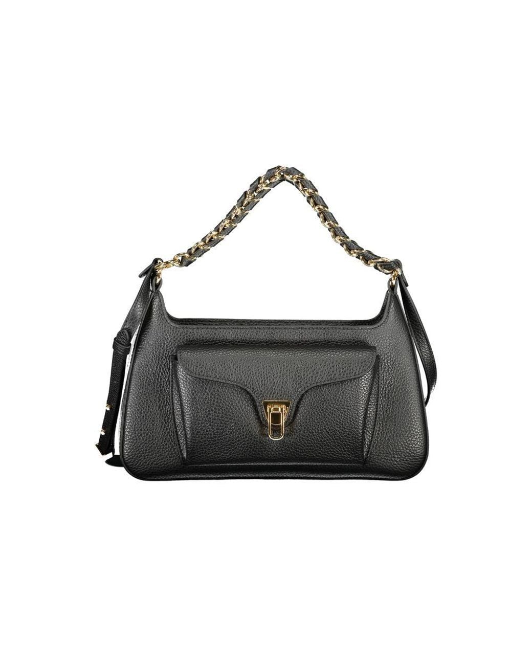 Coccinelle Black Leather Handbag