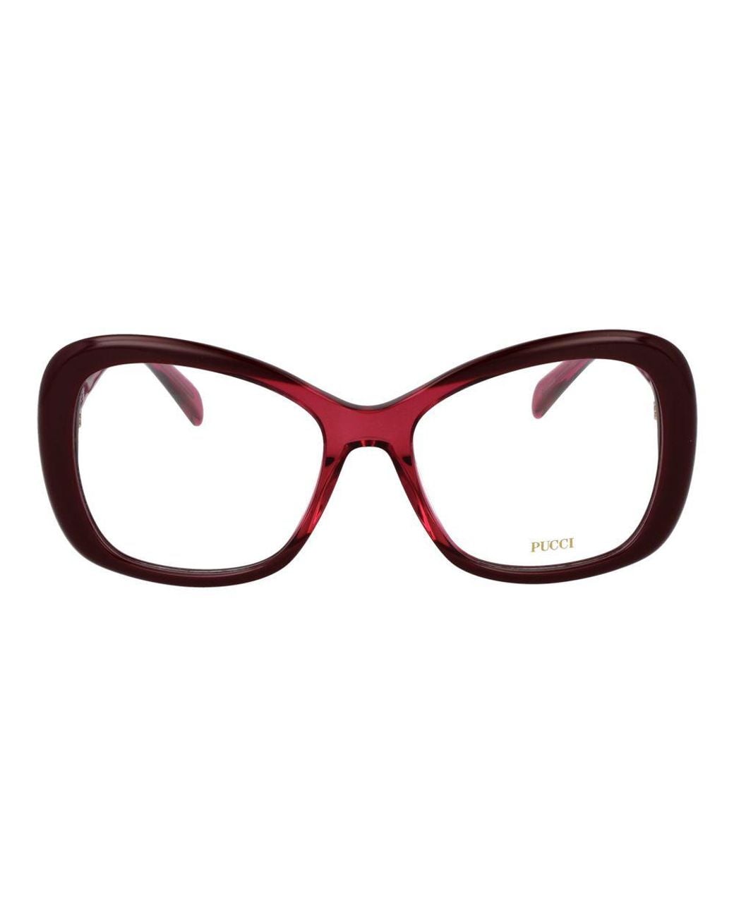 Emilio Pucci Brown Acetate Glasses (Frames)