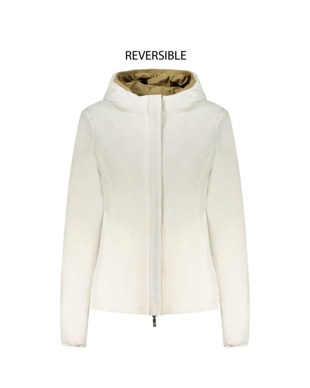 K-Way Yellow Beige Nylon S Jacket - S