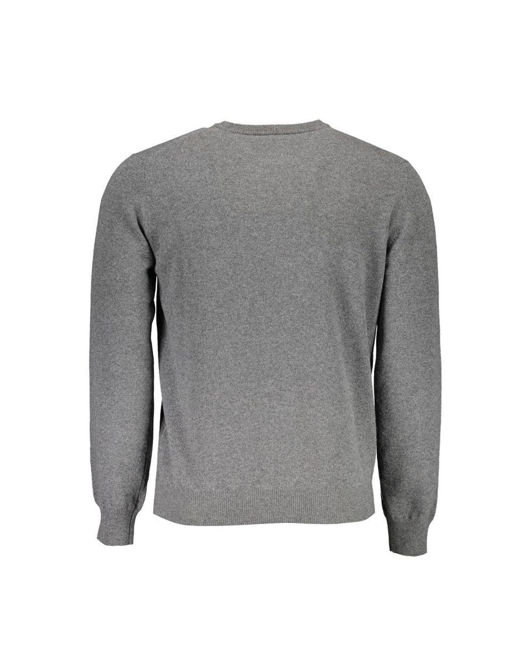 Harmont & Blaine Gray Wool Sweater for men